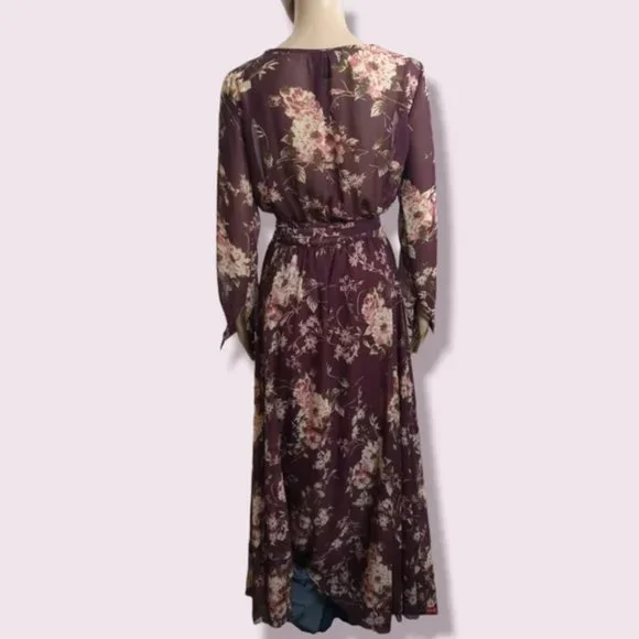 🌸 SEDUCTIONS Floral Maxi Dress – Size Small 🌸 - Picture 6 of 8